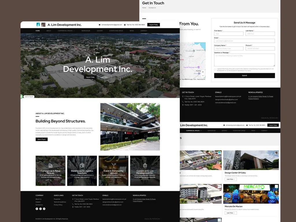 Projects Affordable Web Design Services in Cebu | REGGIEJAN
