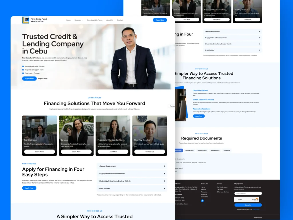 Projects Affordable Web Design Services in Cebu | REGGIEJAN
